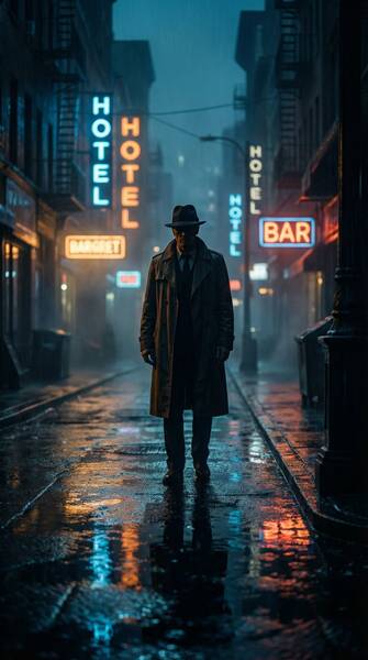 《暗夜追凶》高清悬疑视频海报